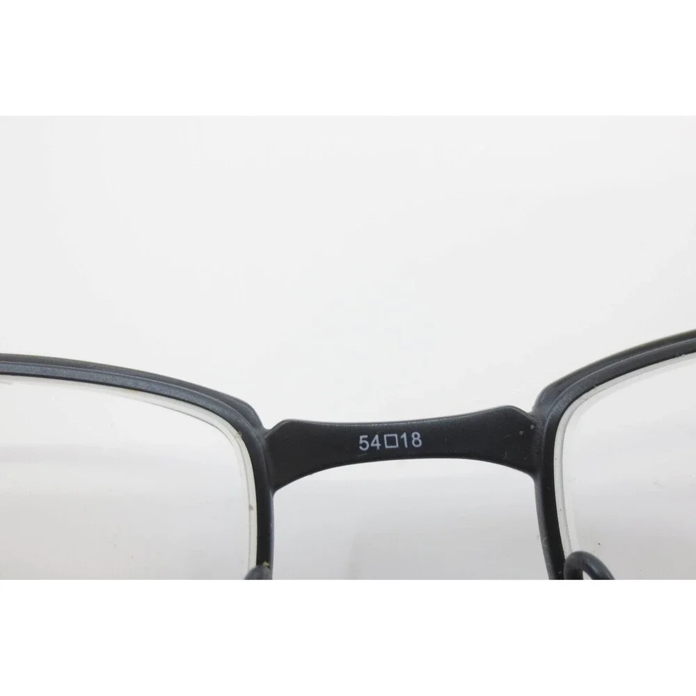 Trussardi VTR165K Eyeglasses Matte Navy Blue Rectangular 54-18-145 COL.0C07